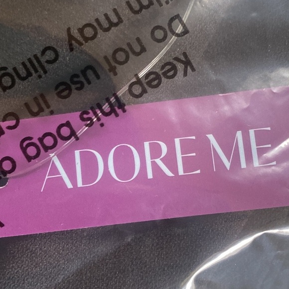 ADORE ME EMERY CONTOUR 🖤 JET BLACK 🖤 ONE-PIECE SWIMWEAR SIZE LARGE 🌟NWT🌟 - Picture 6 of 9